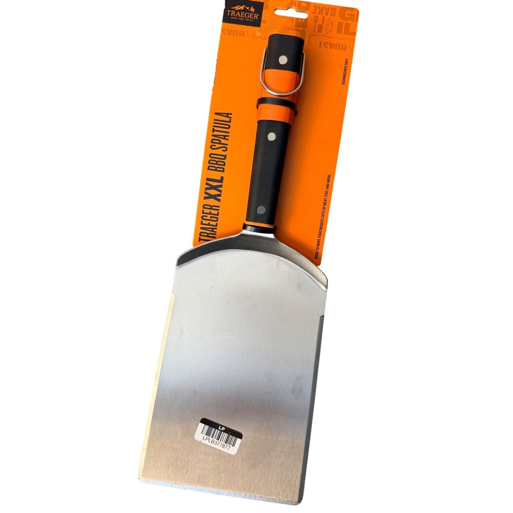 Traeger XXL BBQ Spatula Stainless Steel Heavy Duty Grill Turner BAC554 New